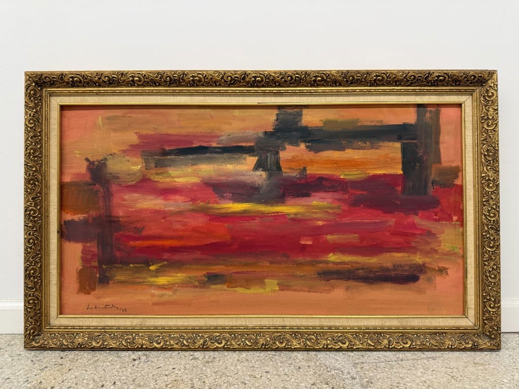 Artist Unknown Contemporary Abstract Oil/Canvas (1 of 5)