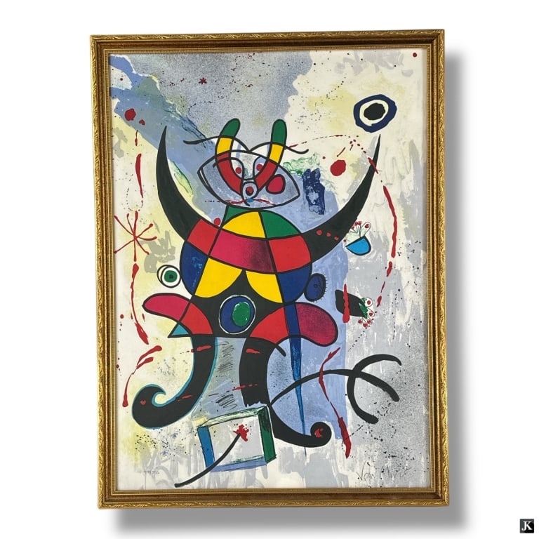 After" Miro Color Lithograph "Untitled" (1 of 5)