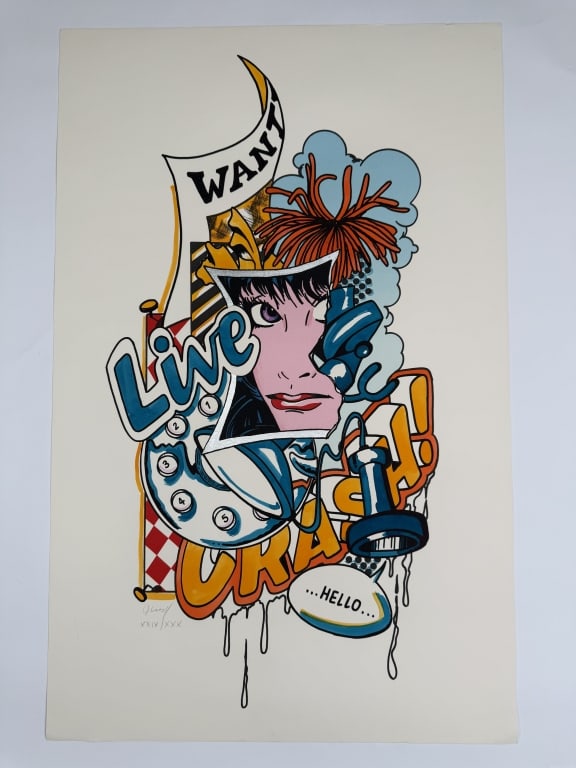 John 'Crash' Matos (b. 1961) Signed Serigraph (1 of 5)
