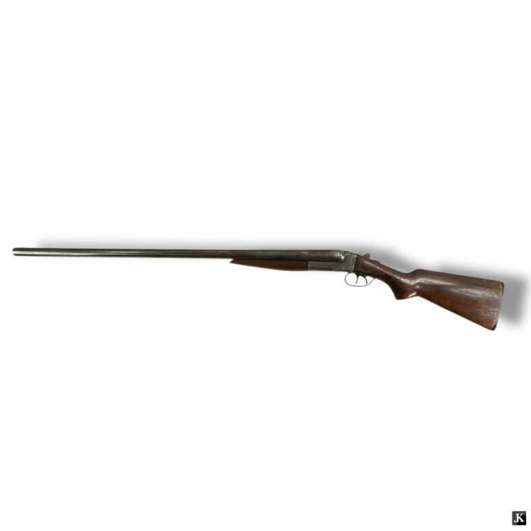 Antique J. Stevens 12 Gauge Shotgun: Antique J. Stevens 12 Gauge Shotgun. Signed. Overall good condition consistent with age. Measures 46" L. The gallery does not warranty the working condition. LA/B13/SH:11A