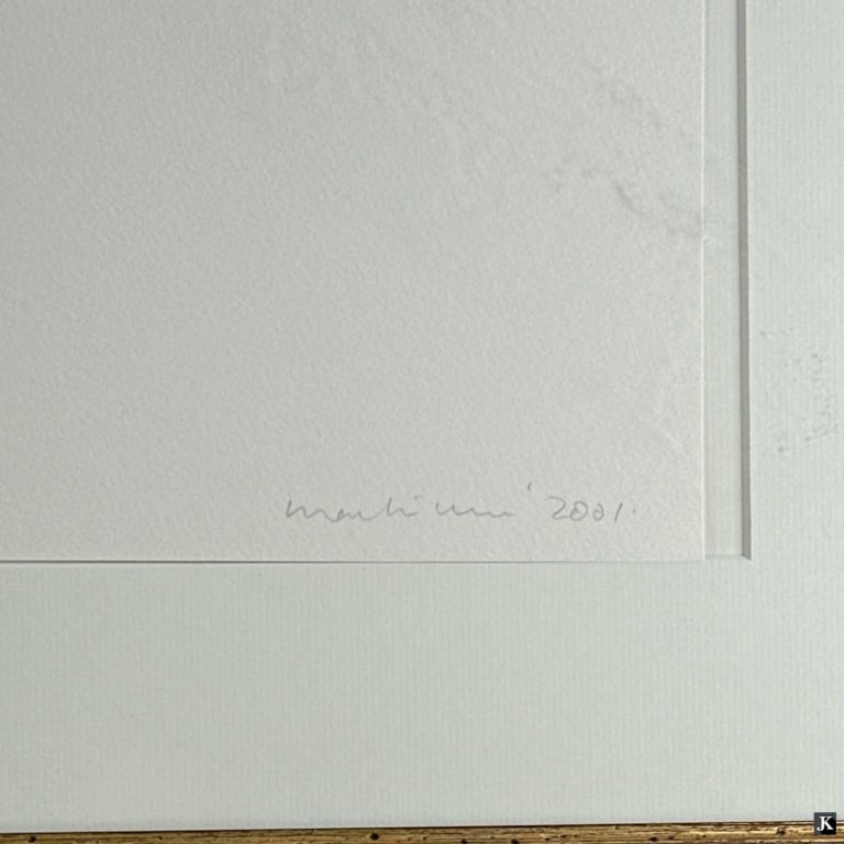 Unknown Artist Signed 2001 Lithograph Framed - 3