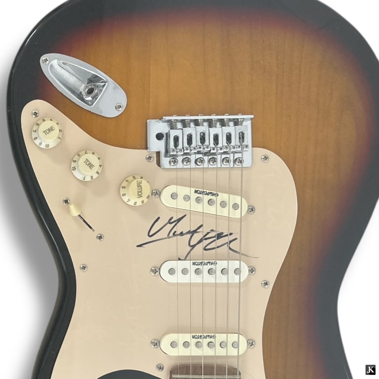 Mick Jagger Signed Galveston Electric Guitar - 2