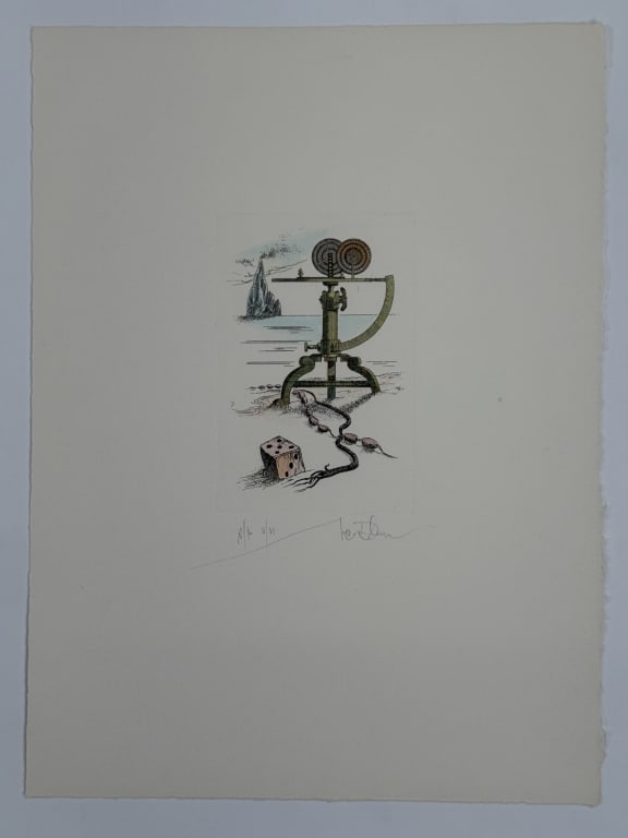 Ivan Dobroruka (1934-2001) AP Hand Colored Etching (1 of 3)