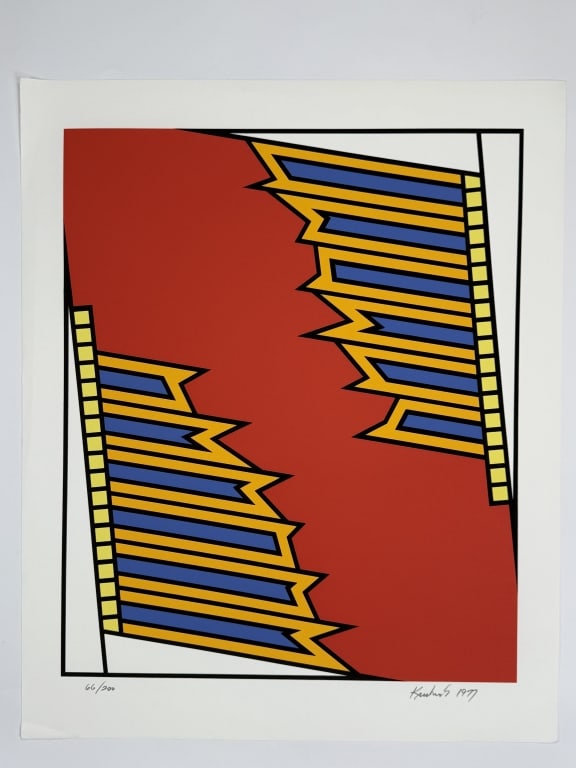 Nicholas Krushenick (1929-1999) Signed Serigraph (1 of 5)