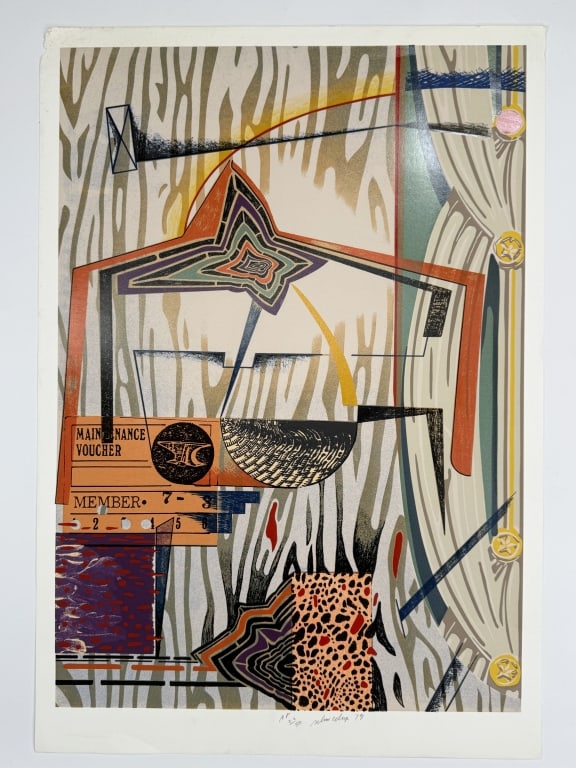 William Schwelder (1942-1982) Signed Serigraph (1 of 5)