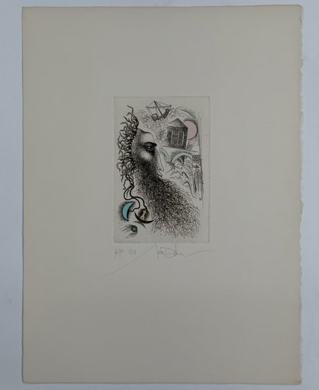 Ivan Dobroruka (1934-2001) AP Hand Colored Etching (1 of 3)