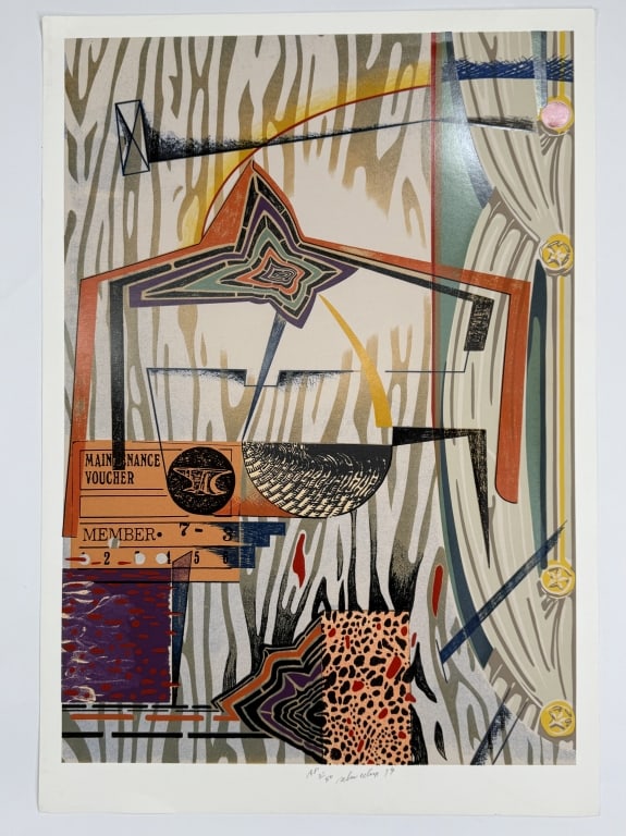 William Schwelder (1942-1982) Signed Serigraph (1 of 5)