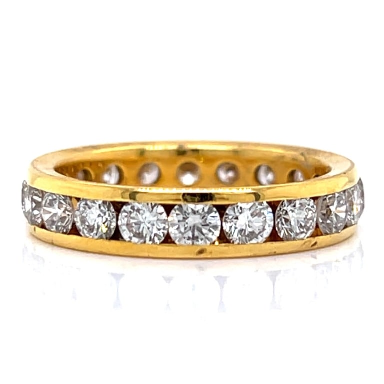 14K Yellow Gold 2.72 Ct. Diamond Eternity Band (1 of 2)