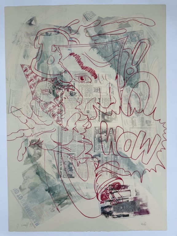 John 'Crash' Matos (b. 1961) Signed Serigraph (1 of 4)