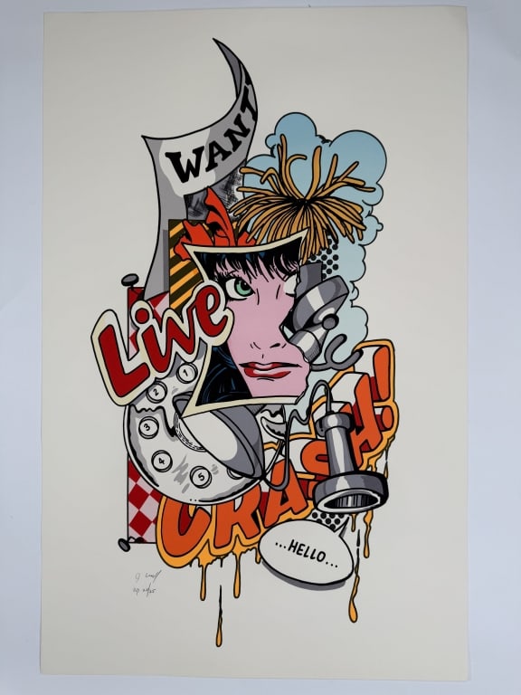 John 'Crash' Matos (b. 1961) AP Signed Serigraph (1 of 4)