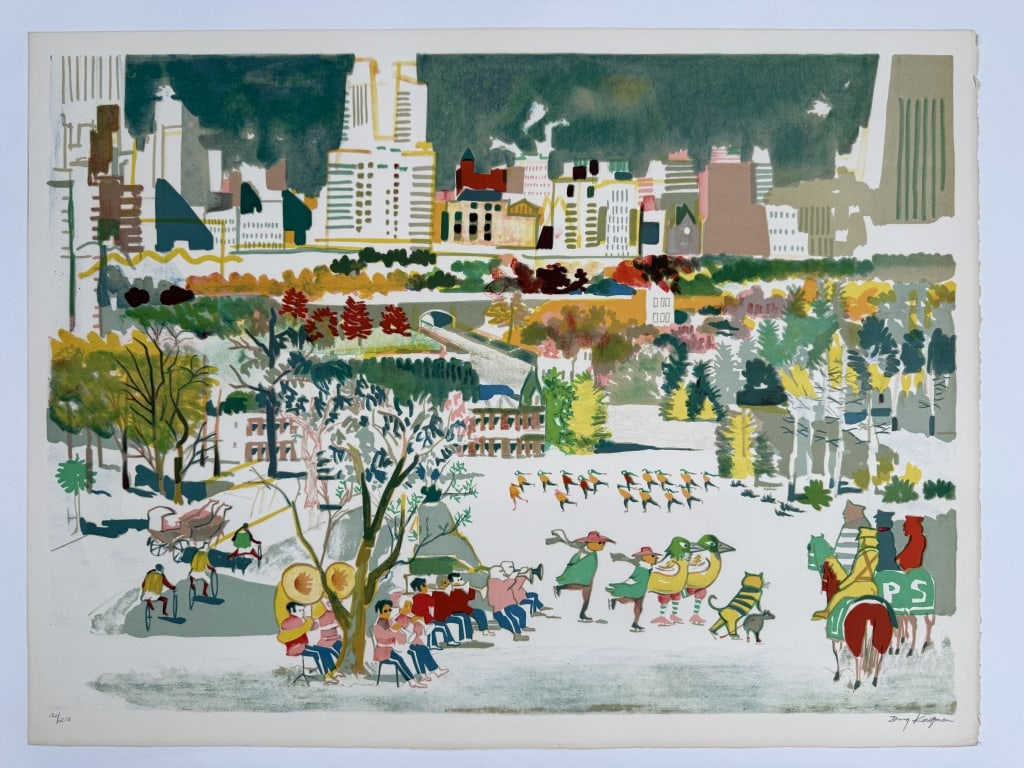 Dong Kingman (1911-2000) Signed Lithograph (1 of 4)