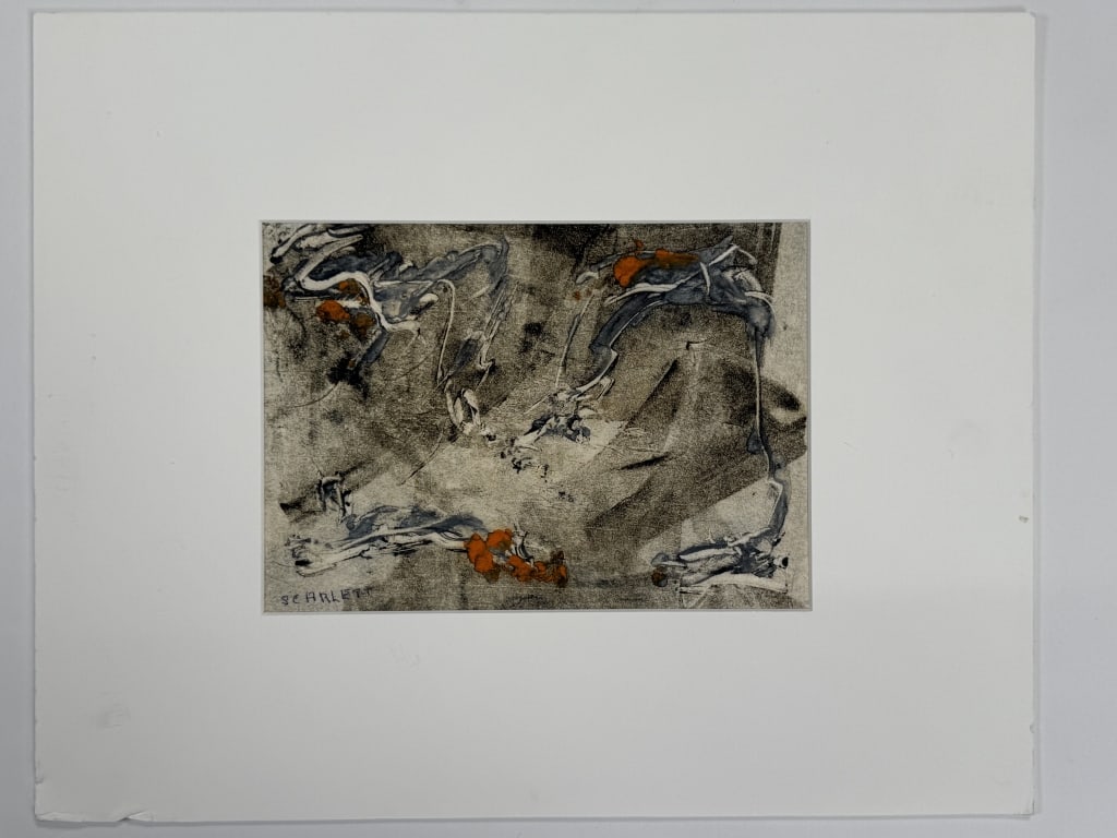 Rolph Scarlett (1889-1984) Mixed Media/Paper (1 of 4)