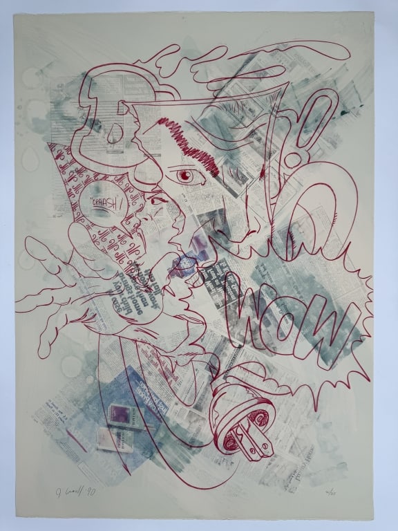 John 'Crash' Matos (b. 1961) Signed Serigraph (1 of 4)