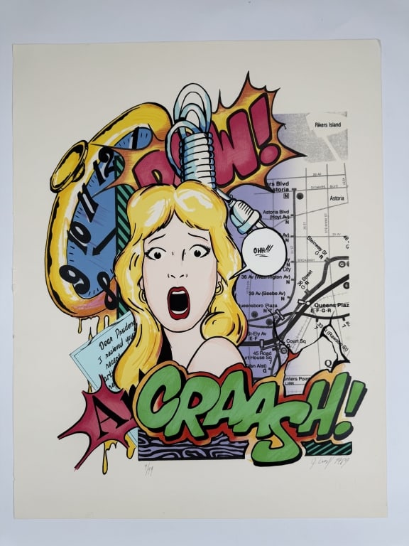 John 'Crash' Matos (b. 1961) Signed Serigraph (1 of 4)