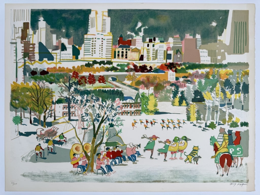 Dong Kingman (1911-2000) Signed Lithograph (1 of 4)