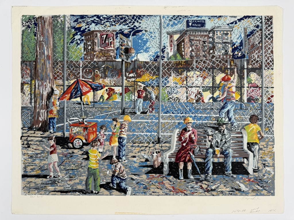 Artist Unknown Signed Lithograph (1 of 4)