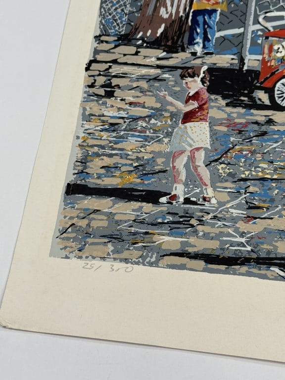 Artist Unknown Signed Lithograph - 3