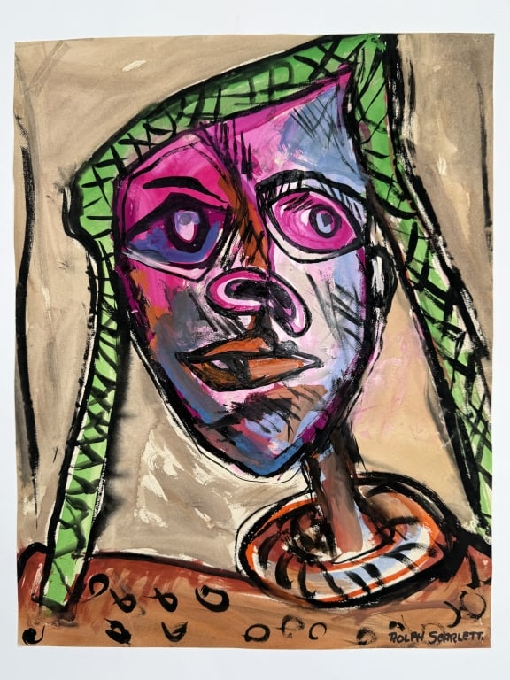 Rolph Scarlett (1889-1984) Gouache/Paper (1 of 5)