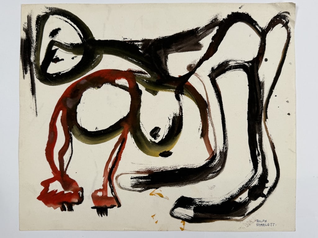 Rolph Scarlett (1889-1984) Gouache/Paper (1 of 3)