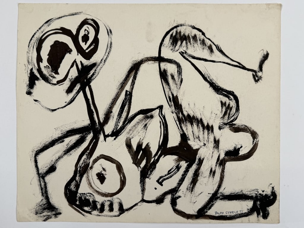 Rolph Scarlett (1889-1984) Ink/Paper (1 of 3)