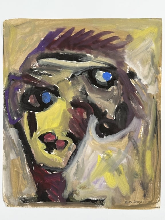 Rolph Scarlett (1889-1984) Gouache/Paper (1 of 3)