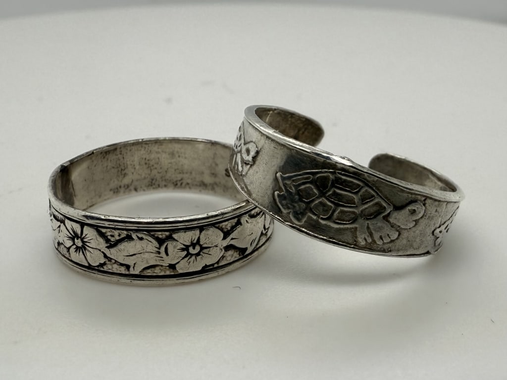 Lot Of 2 925 Sterling Silver Rings (1 of 4)