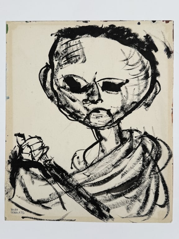 Rolph Scarlett (1889-1984) Ink/Paper (1 of 3)