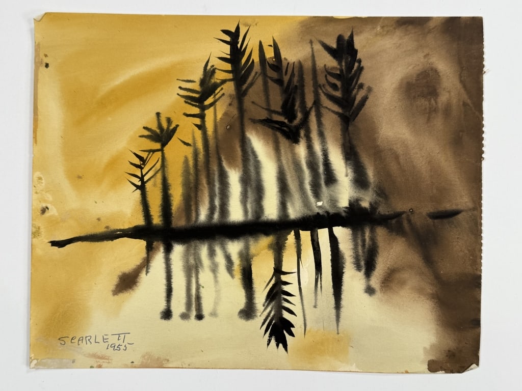 Rolph Scarlett (1889-1984) Gouache/Ink/Paper (1 of 3)