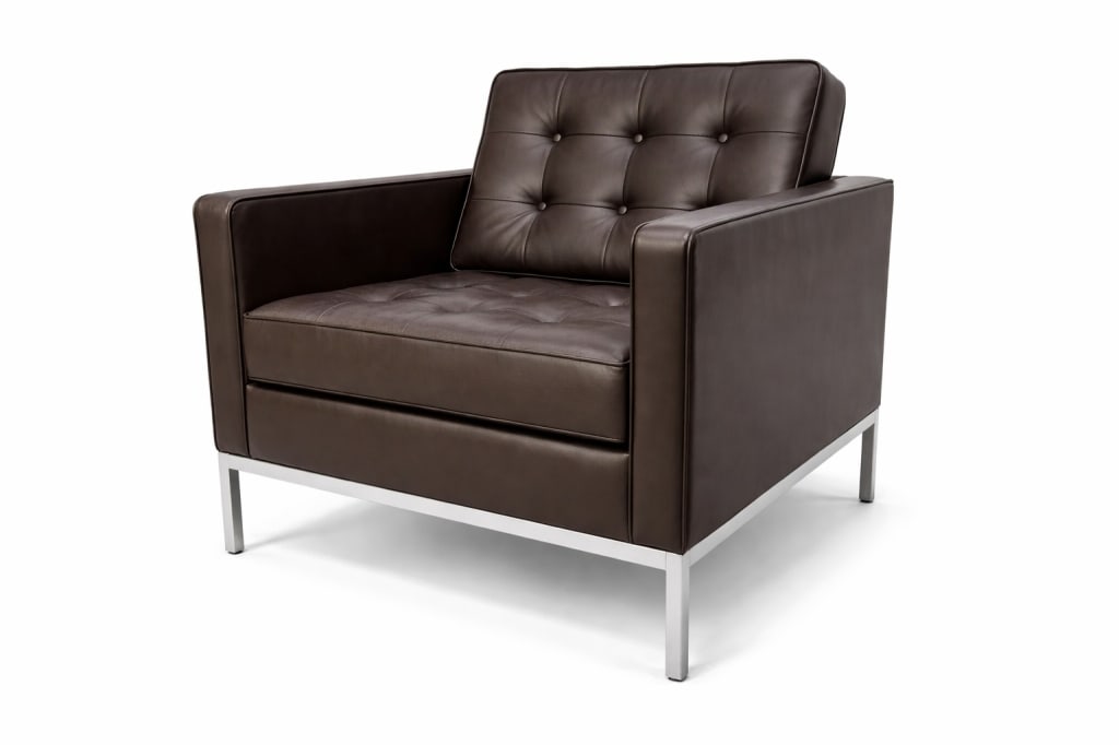 Authentic Florence Knoll Relaxed Lounge Chair (1 of 6)