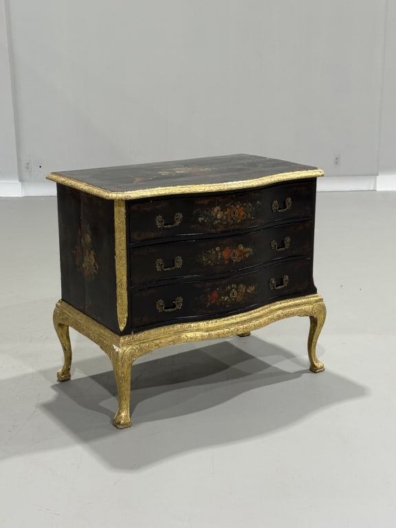 Early French Chinoiserie Bombe Chest (1 of 20)