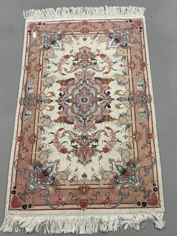 Antique Hand Made Rug 53 x 31 (1 of 9)