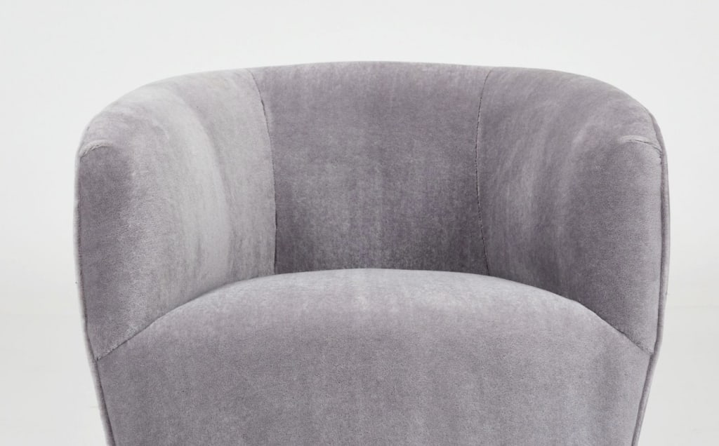 Custom, Barrel-Back Easy Chair - 3