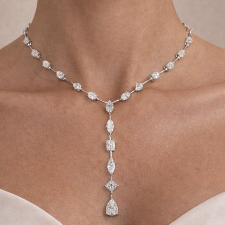 Platinum 30.35 Ct. Diamond Necklace: Item # 10703 Platinum 30.35 Ct. Diamond Necklace Weighing 55.7 grams Set with 39 Diamonds weighing app. 30.35 Ct. E-G Color, VS1-SI2 Clarity 18 inches in length