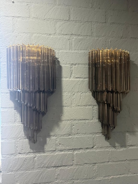 Venini Sconces: Venini Sconces PICK UP LOCATION - WEST LA, LOS ANGELES