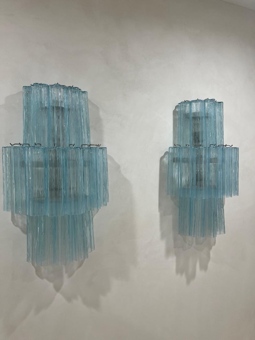 Paolo Venini Sconces: Paolo Venini Sconces.All items are coming from LA.