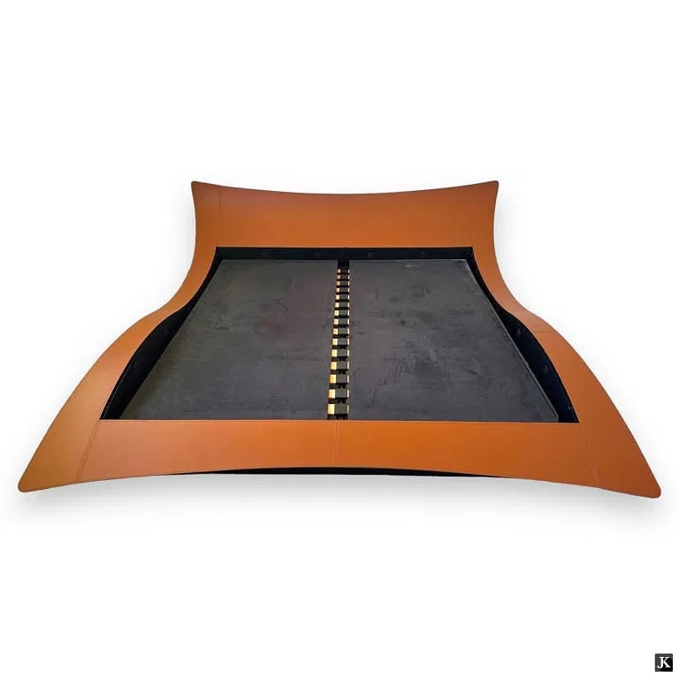 De Sede Mid Century Modernist MCM Wooden Sleigh Bed (1 of 6)