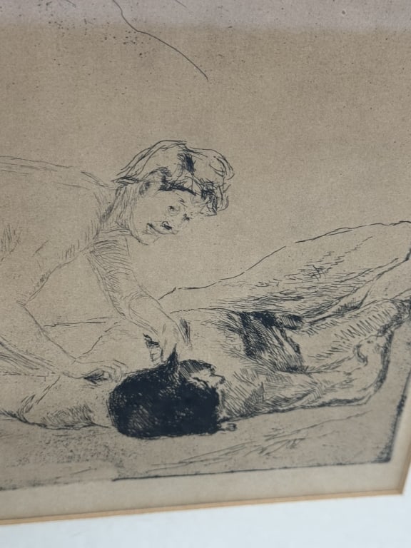 Max Libermann (1847-1935) Signed Etching - 3