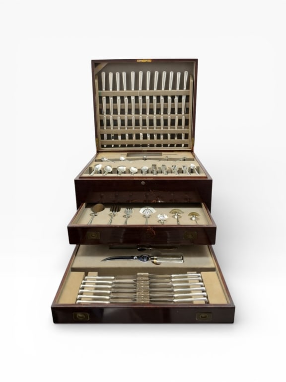 Cartier Marie Louise Sterling Silver Flatware Set (1 of 13)