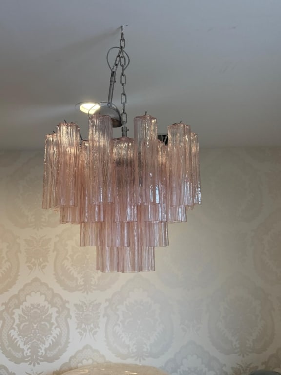 Pink Tronchi Chandelier (1 of 2)