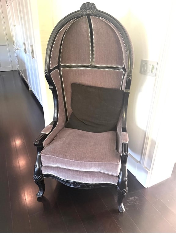 Porters Chair on Mohair: Porters Chair on Mohair All items are coming from LA.