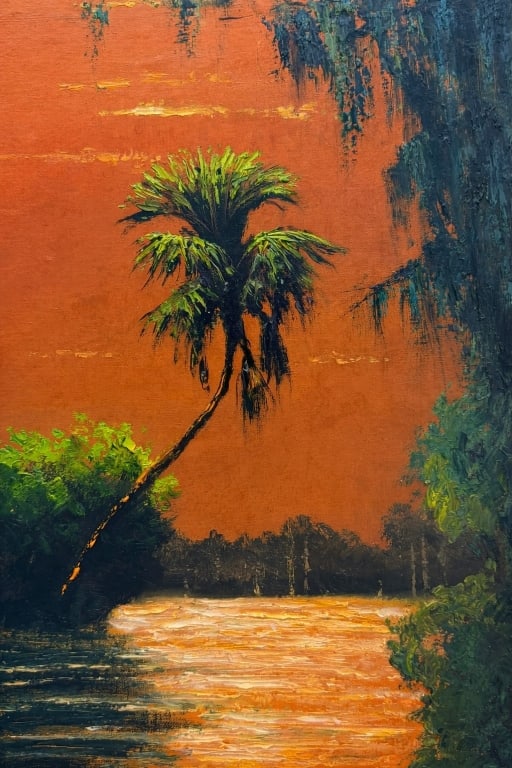 Alfred Hair FLORIDA HIGHWAYMEN Oil - 4