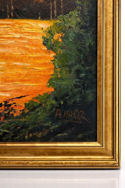 Alfred Hair FLORIDA HIGHWAYMEN Oil - 5