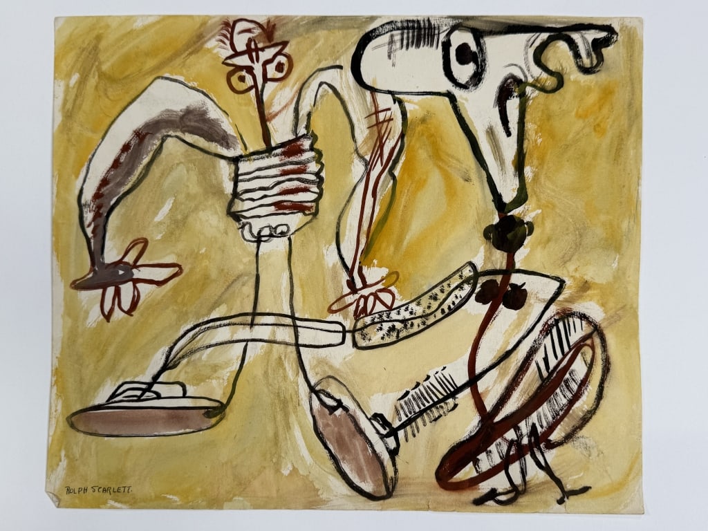 Rolph Scarlett (1889-1984) Gouache/Paper (1 of 3)