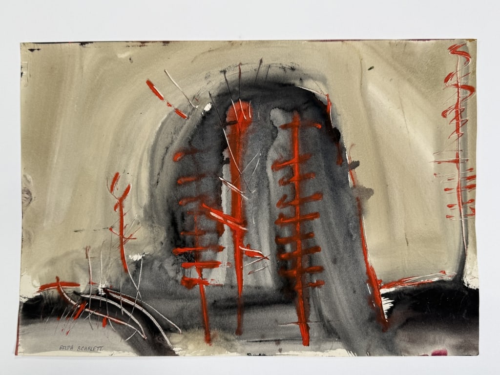 Rolph Scarlett (1889-1984) Gouache/Paper (1 of 3)