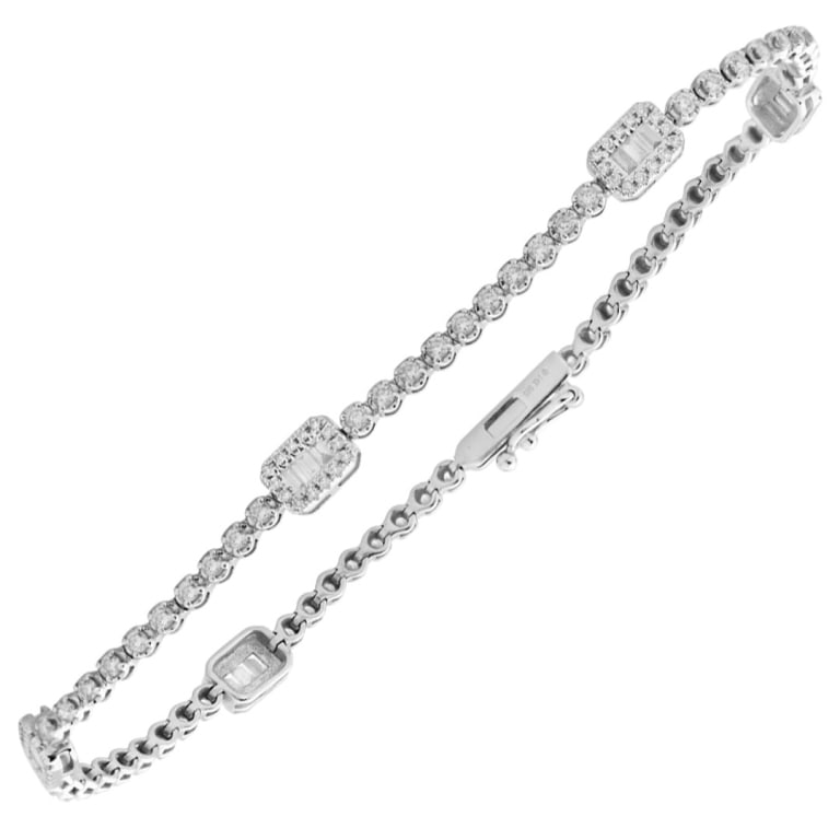 1.25 Carat Diamond Bracelet (1 of 3)