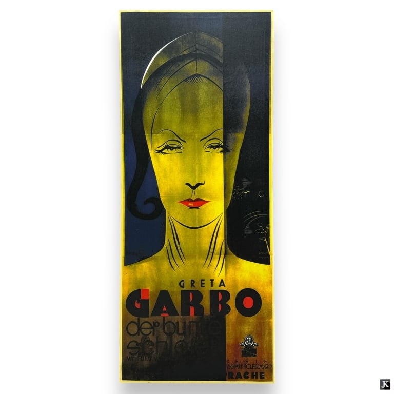 Decorative "Greta Garbo" Canvas Art Print (1 of 3)