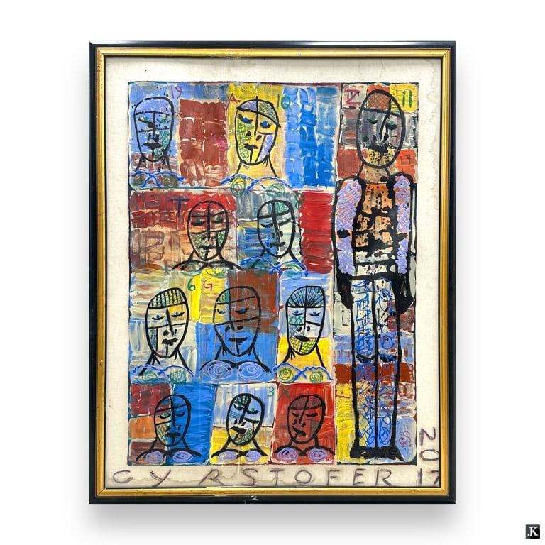 Cyrstofer (ITALY/GERMANY B1969) Faces Mixed Media (1 of 7)