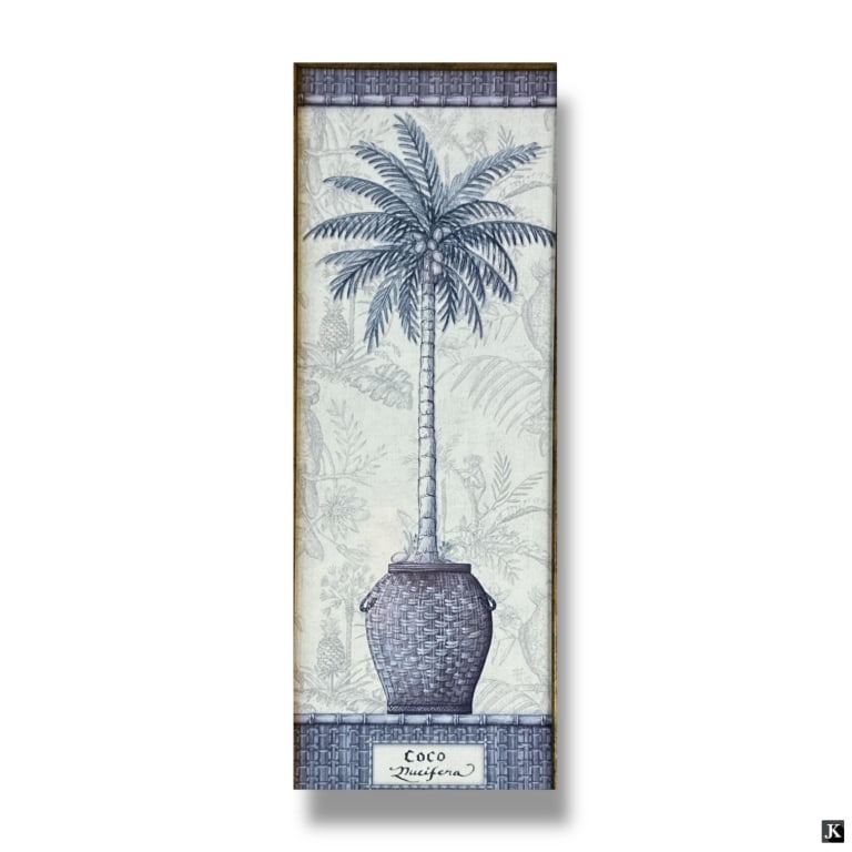 Decorative Framed Color Print "Palm Tree" (1 of 3)