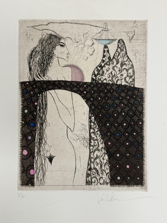 Ivan Dobroruka (1934-2001) Signed Etching - 2