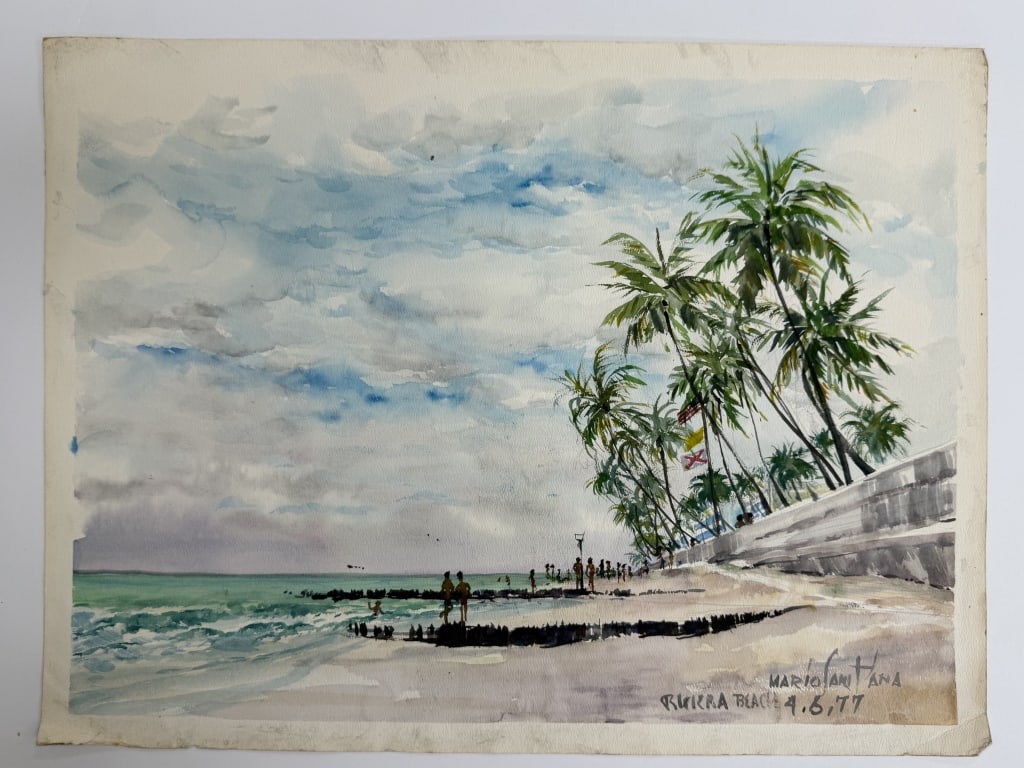 Mario Santana Watercolor/Paper (1 of 4)